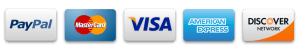 credit cards and paypal icons